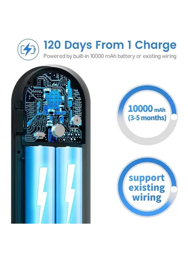 Tuya WiFi Video Doorbell PIR Motion Sensor Wireless Remote Home Video Voice Intercom T31 - EU Plug