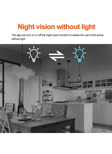 MD18 1080P Security Camera with Motion Detection &amp; Night Vision, Home Pet Baby Monitor