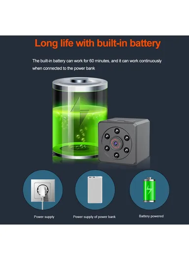 MD18 1080P Security Camera with Motion Detection &amp; Night Vision, Home Pet Baby Monitor