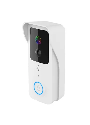 1080P Video Viewer 2.4G / 5G WiFi Doorbell Wireless Voice Intercom Security Door Bell T32 - White
