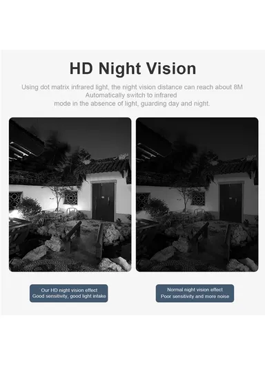 5200mAh Tuya Solar Camera HD Remote Low Power Battery Waterproof Dustproof Monitor Camera SN-S3T-SP