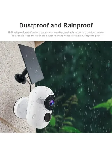 5200mAh Tuya Solar Camera HD Remote Low Power Battery Waterproof Dustproof Monitor Camera SN-S3T-SP