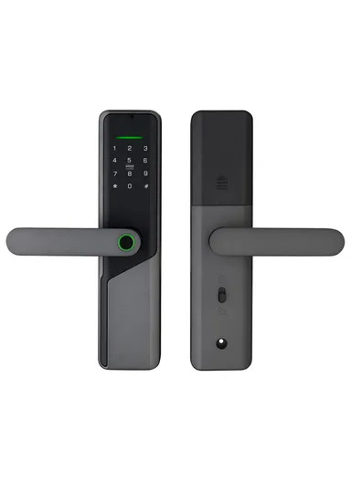 Fingerprint Smart Door Lock WiFi, Dynamic Passwords, NFC Electronic Lock A1 - Black