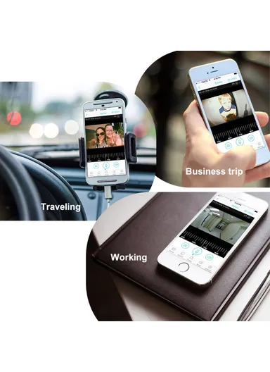 Tuya Wireless Home Video Doorbell Remote Monitoring WiFi Intercom Doorbell with App Control V30S - White