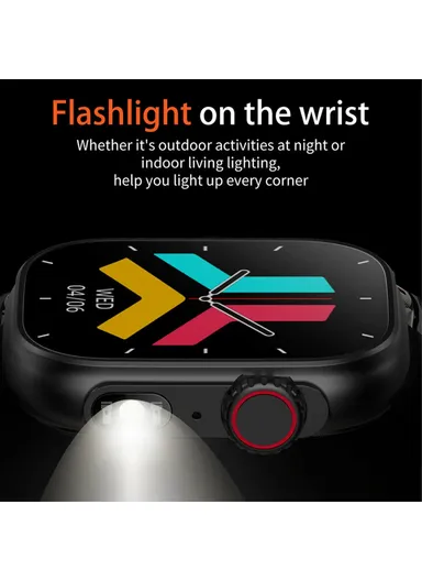 2.01-inch Display Smart Watch Bluetooth-compatible Talk Heart Rate Blood Pressure Monitor Health Bracelet ZW39 - Rose Gold