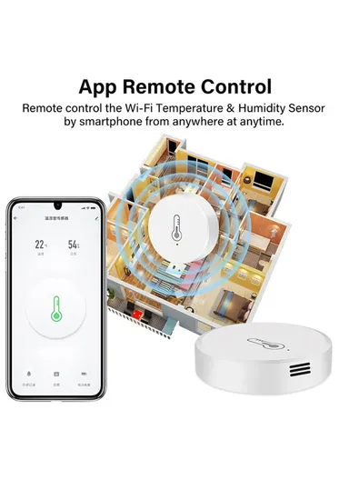 Doodle ZigBee Temperature Monitor Humidity Sensor for Home 