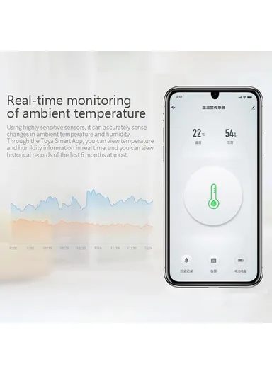 Doodle ZigBee Temperature Monitor Humidity Sensor for Home 