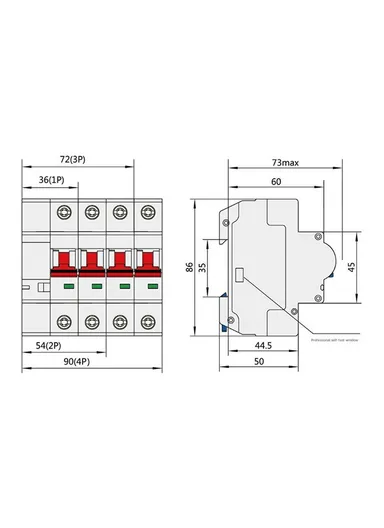 Smart WiFi Circuit Breaker, 10A–80A 1P Remote-Controlled Intelligent Switch with 6kA Short-Circuit Protection &amp; 6kV Surge Withstand for Smart Home Automation - 25A