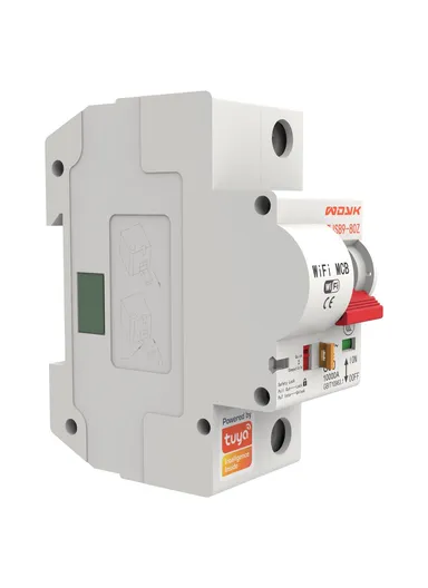 Smart WiFi Circuit Breaker, 10A–80A 1P Remote-Controlled Intelligent Switch with 6kA Short-Circuit Protection &amp; 6kV Surge Withstand for Smart Home Automation - 25A