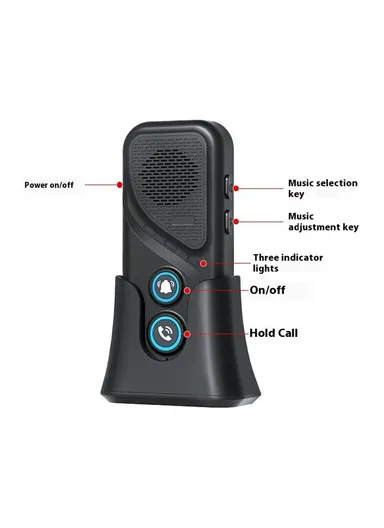 23 Ringtones 5 Volumes Adjustable Wireless Two Way Intercom Doorbell with 1 Transmitter + 1 Receiver M06-1T1 - White