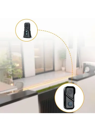 23 Ringtones 5 Volumes Adjustable Wireless Two Way Intercom Doorbell with 1 Transmitter + 1 Receiver M06-1T1 - White
