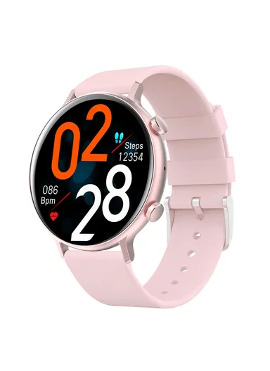 1.3-Inch HD Screen Smart Watch IP67 Water Resistant Sports Bracelet Fitness Tracker Health Watch with Heart Rate Blood Pressure Monitoring GW33-SE - Pink