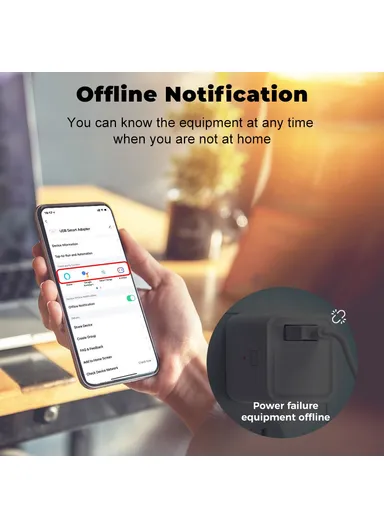 Smart USB Adapter Portable WiFi, Bluetooth-compatible Dual Mode Smart Adapter Support APP Control CZ068-W 