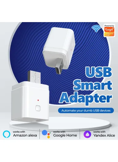 Smart USB Adapter Portable WiFi, Bluetooth-compatible Dual Mode Smart Adapter Support APP Control CZ068-W 