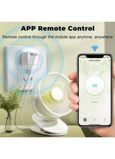 Smart USB Adapter Portable WiFi, Bluetooth-compatible Dual Mode Smart Adapter Support APP Control CZ068-W 