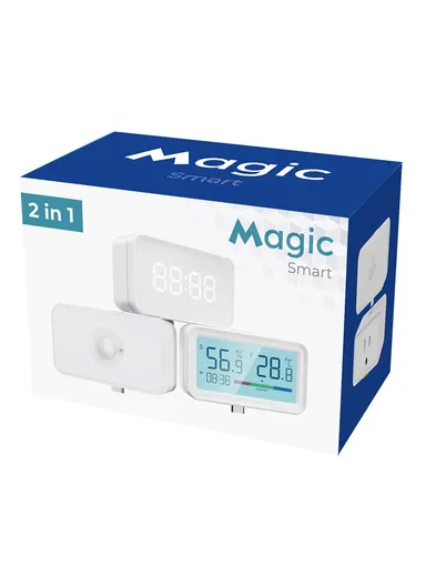 Smart Home Universal Remote Control WiFi, Bluetooth-compatible Infrared Remote Controller with Time Display MG-YKQ100 