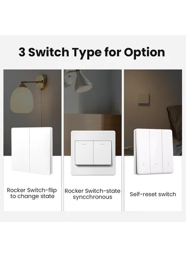 1 Gang Zigbee 2-Way Switch Module Tuya Mini Remote Control Smart Circuit Breaker ZWSM16 - 1 Channel