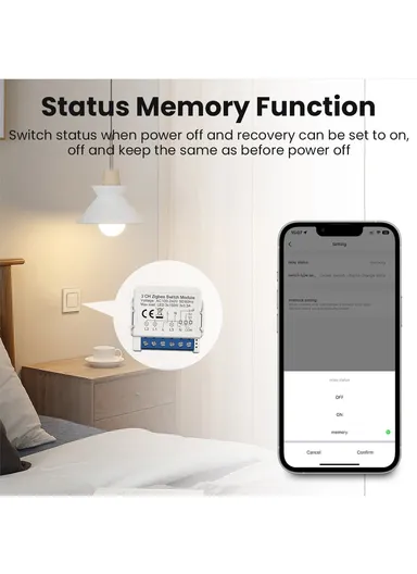 3 Gang Zigbee 2-Way Switch Module Tuya Mini Remote Control Smart Circuit Breaker ZWSM16 - 3 Channels