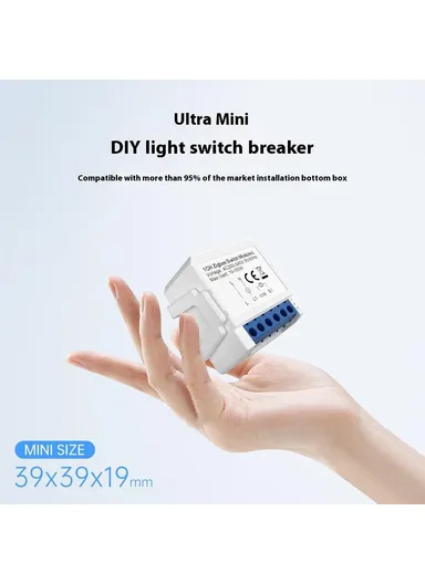 1 Gang Zigbee 3.0 Smart Circuit Breaker Tuya Switch Module Single Live Wire Control LZWSM16 - 1 Channel