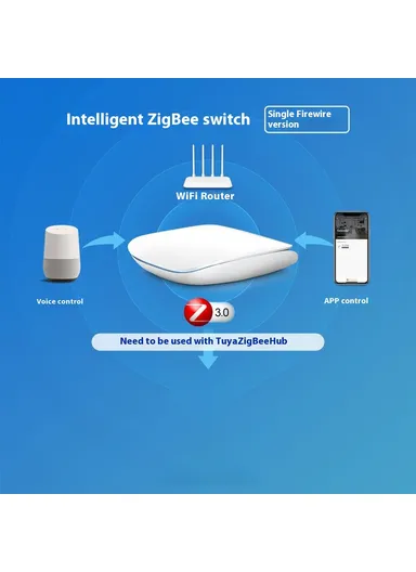 3 Gang Zigbee 3.0 Smart Circuit Breaker Tuya Switch Module Single Live Wire Control LZWSM16 - 3 Channel