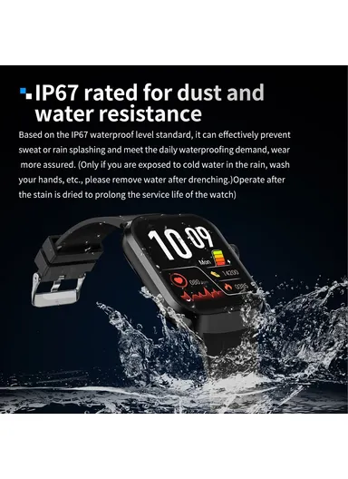 2.01-Inch Smart Watch Bluetooth-compatible Call Health Monitoring Fitness Tracker Wristwatch G43 - Gold