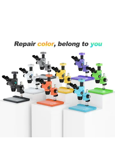 Silicone Microscope Base Pad – High Temp Resistant to 500℃, Anti-Static, Non-Slip Mat with Integrated Storage &amp; Cable Management – Green