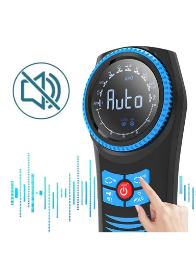 Rotary Digital Multimeter – Auto-Ranging Handheld Tester for AC/DC Voltage, Resistance &amp; Continuity with Beeper, Dual-Direction Dial, Compact &amp; Portable Design