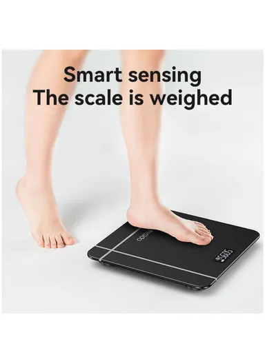 155kg Tempered Glass LED Display Digital Scale High Precision Body Weight Scale MG10 (L28 x W28 x H2)cm