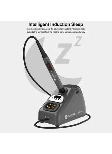 Smart Portable Soldering Iron Station Temperature Control Phone PCB Repair 210 Pro (L13 x W7 x H8.5)cm - EU Plug