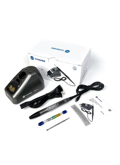 Smart Portable Soldering Iron Station Temperature Control Phone PCB Repair 210 Pro (L13 x W7 x H8.5)cm - EU Plug