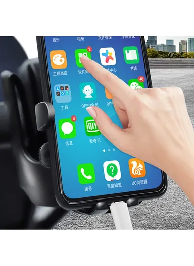 2-in-1 Baby Stroller Cup Drinks Holder with Phone Holder, Universal Cup Phone Holder Stroller, Bike, Wheelchair - Black