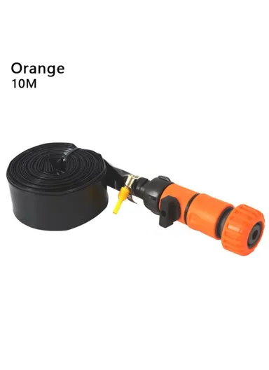 10m Kids Water Toy Trampoline Sprinkler Fun Summer Outdoor Water Park Sprinkler - Orange