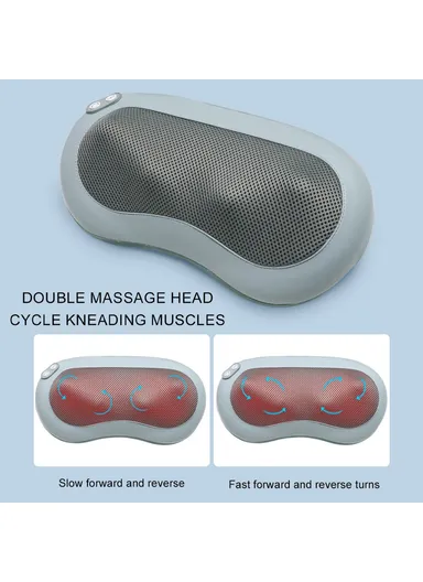 2000mAh Rechargeable Wireless Back Massager Neck Massager with Heat Muscle Pain Relief ST-1207 (L34.5 x W11.5 x H18)cm
