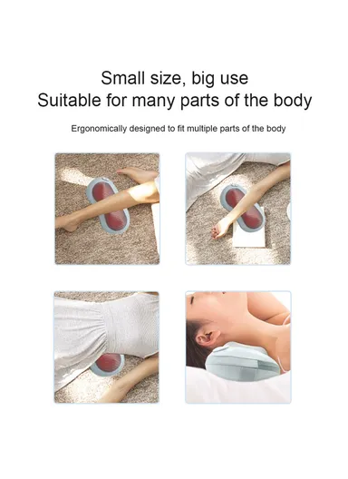 2000mAh Rechargeable Wireless Back Massager Neck Massager with Heat Muscle Pain Relief ST-1207 (L34.5 x W11.5 x H18)cm