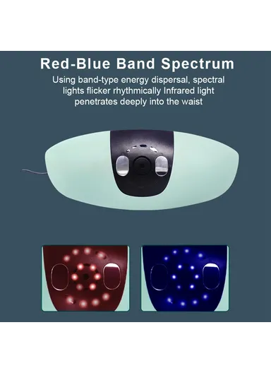 Lower Back Massager Cordless Electric Waist Belt Heating Pad with Manual Controller ST-1202C