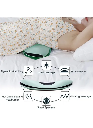Lower Back Massager Cordless Electric Waist Belt Heating Pad with Manual Controller ST-1202C
