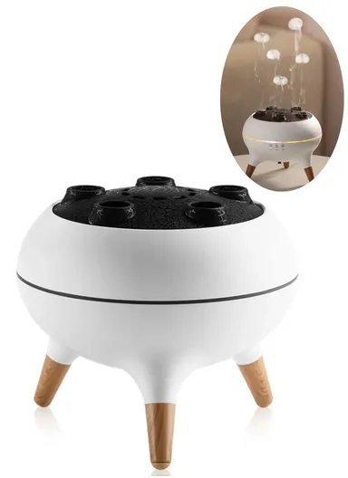Jellyfish Design Dynamic RC Humidifier Multi-Spray Aroma Diffuser with Colorful Lights EU Plug