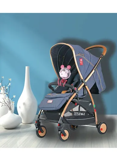 Handheld Baby Stroller Fan 500mAh Octopus Tripod USB Foldable Fan for Office Car with 3 Speed - Pink