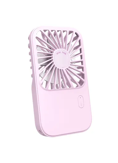 Mini Desktop Handheld Fan Cooler Ultra Thin Summer Cooling Fan with Wrist Strap S-F30 - Purple