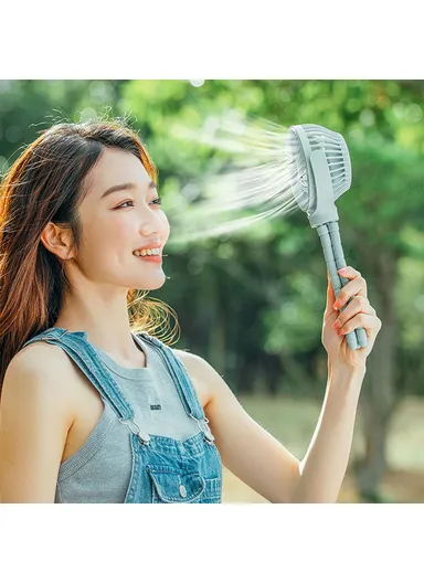 Rechargeable 1200mAh Flexible Octopus Tripod Baby Stroller Desktop Fan Portable Handheld Summer Cooling Fan WX1020 - Pink