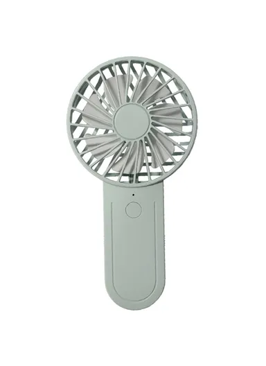 Mini USB Rechargeable Hand-Held Desktop Fan Summer 3-Speed Cooling Fan with Telescopic Hook Y7 - Green