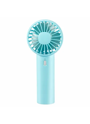 Mini Handheld Fan Cooler 3 Wind Speed Rechargeable Summer Cooling Fan F10 - Blue