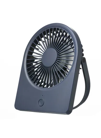 Mini Desktop Wall Hanging Fan Cooler Ultra Thin Summer Cooling Fan - Dark Blue