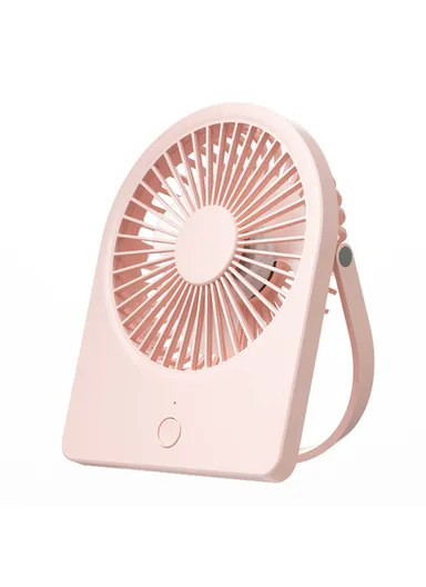 Mini Desktop Wall-Hanging Fan Cooler Ultra Thin Summer Cooling Fan - Pink