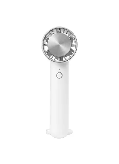 Portable Mini USB Rechargeable Cooling Fan Handheld Summer Mute Fan U16 - White