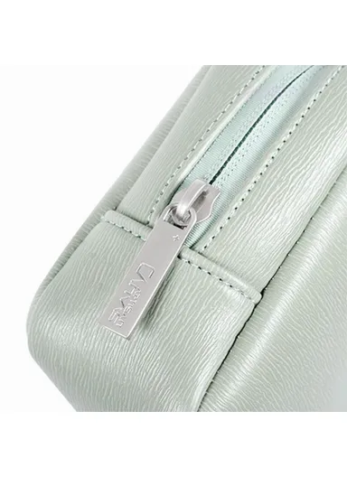 PU Leather Storage Bag Case, Digital Accessories Power Bank Charger Phone Pouch Bag Organizer L6-S11 (W20 x D7 x H12)cm