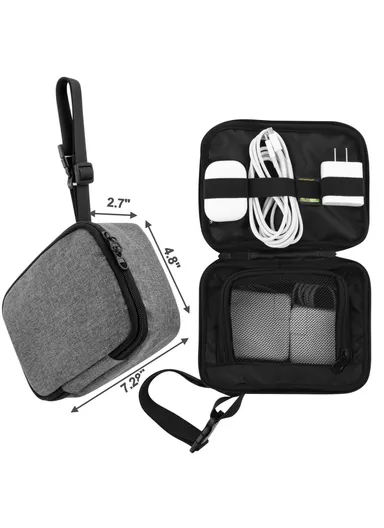 Multi-Use Electronic Accessories &amp; Cable Organizer Storage Bag (W18.5 x D12 x H7)cm