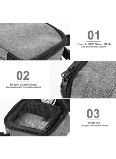 Multi-Use Electronic Accessories &amp; Cable Organizer Storage Bag (W18.5 x D12 x H7)cm