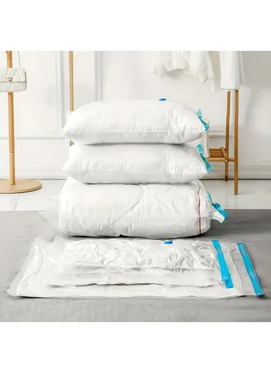 Clothes Pillows Bedding Vacuum Storage Bag Space Saving Vacuum Sealing Bag (L70 x W50)cm