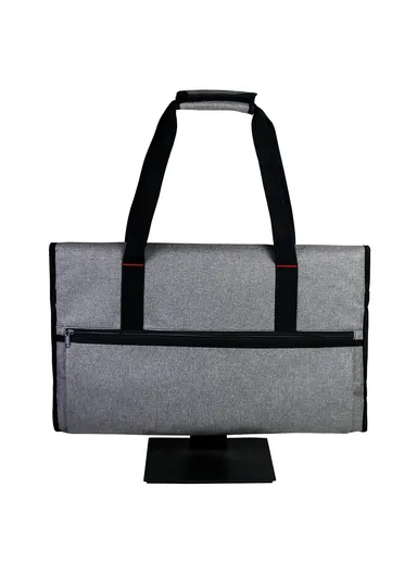 24" LCD Screens and Monitors Protective Monitor Bag with Velvet Lining Travel Carrying Case (W72 x H54)cm - Grey